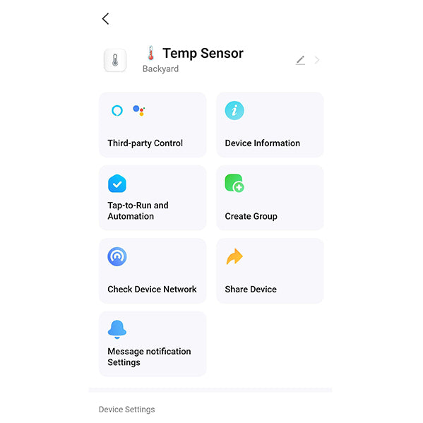 WiFi Temperature & Humidity Sensor (Square)