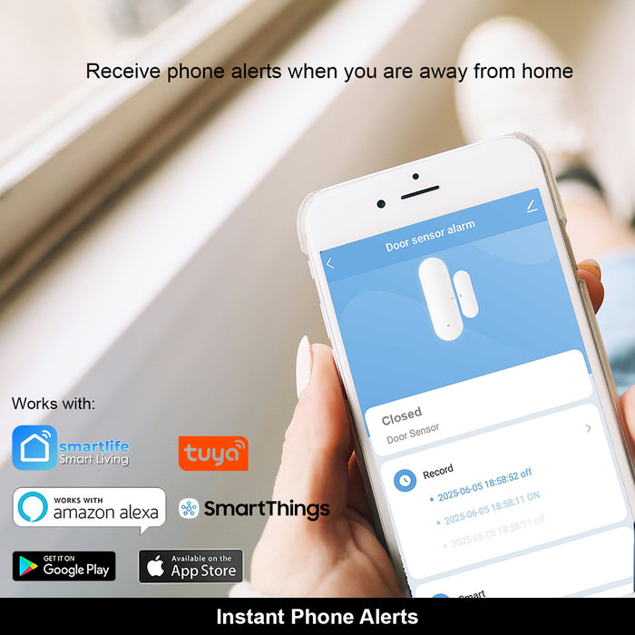 Smart WiFi Door and Window Sensor