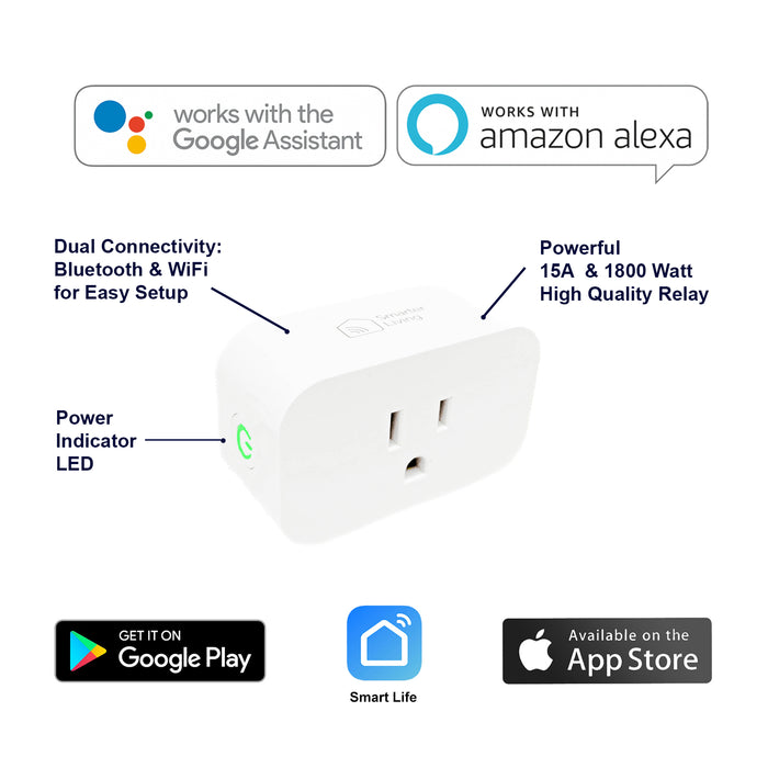 WiFi Smart Plug (4-pack)