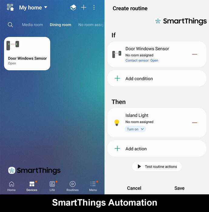 Smart WiFi Door and Window Sensor