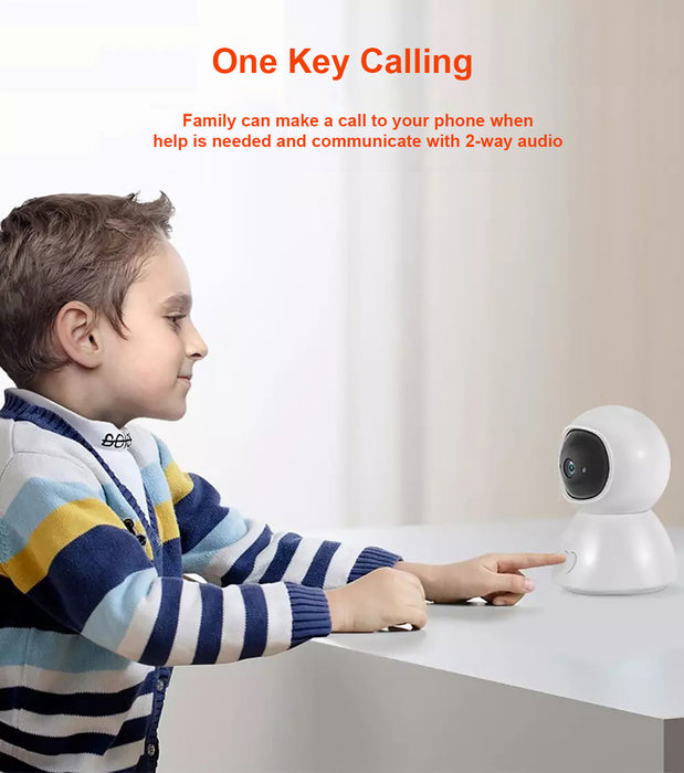 Smart WiFi Camera, 2K HD Video, 32GB Memory Card included