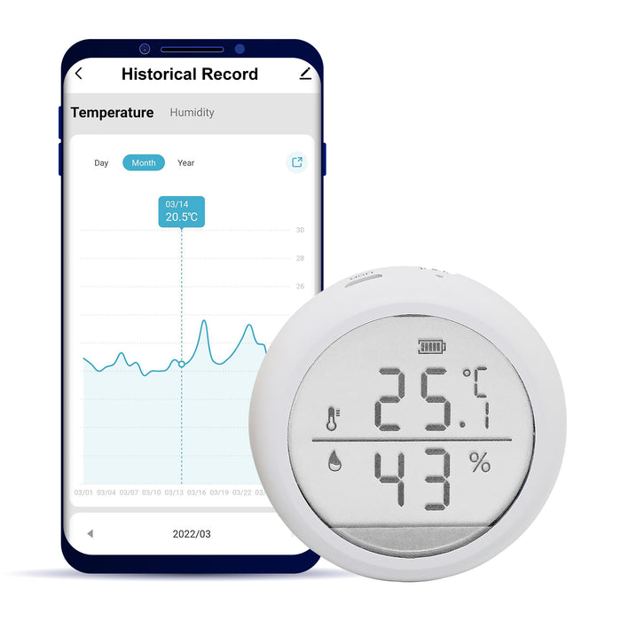 WiFi Temperature & Humidity Sensor (Round)