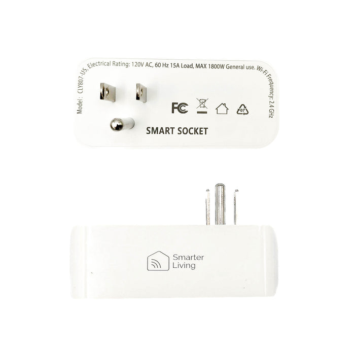 Dual Socket WiFi Smart Plug (2 Pack)