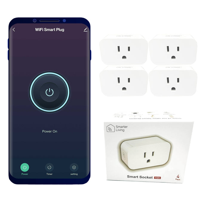 WiFi Smart Plug (4-pack)